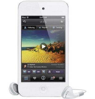 Apple iPod touch 8 GB White (4th Generation) (Discontinued by Manufacturer)  Players & Accessories