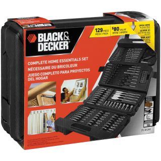 BLACK & DECKER 129 Piece Complete Home Essentials Set