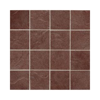 American Olean 24 Pack Shadow Bay Sunset Cove Thru Body Porcelain Mosaic Square Floor Tile (Common 12 in x 12 in; Actual 11.81 in x 23.93 in)