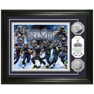 Seattle Seahawks 2013 NFC Champions Team Force Silver Coin Photo Mint