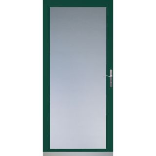 LARSON Green Secure Elegance Full View Laminated Security Glass Storm Door (Common 81 in x 36 in; Actual 80 in x 37.62 in)