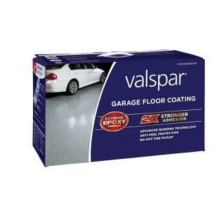 Valspar Garage Floor Coating 128 fl oz Interior Semi Gloss Porch and Floor Gray Latex Base Paint