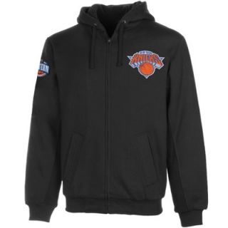 New York Knicks Baseline Full Zip Hoodie   Charcoal