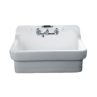 American Standard Country Single Basin Apron Front/Farmhouse Porcelain Kitchen Sink