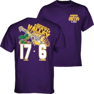 LSU Tigers vs. Florida Gators 2013 Score T Shirt   Purple