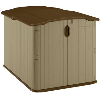 Suncast Taupe Resin Outdoor Storage Shed (Common 57.5 in x 79.625 in; Interior Dimensions 50.25 in x 71.625 in)