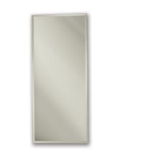 Broan Metro Classic 15 in x 35 in Frameless Metal Surface Mount and Recessed Medicine Cabinet