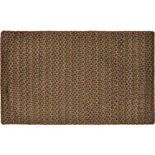Style Selections 27 in x 45 in Rectangular Orange Transitional Accent Rug
