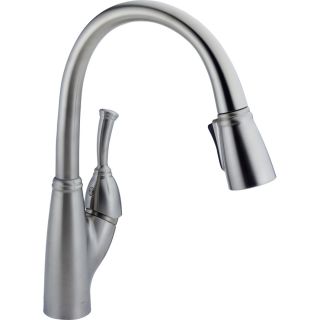 Delta Allora Arctic Stainless Pull Down Kitchen Faucet