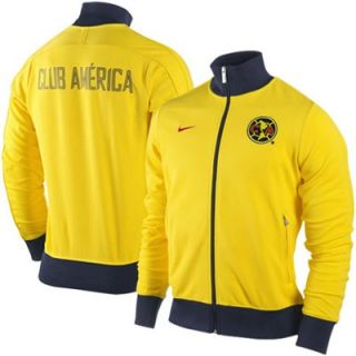 Nike Club America 2012 2013 Authentic N98 Track Jacket   Yellow