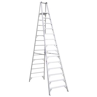 Werner 14 ft Aluminum 300 lb Type IA Platform Ladder