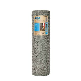 24 in x 150 ft Silver Galvanized Steel Poultry Netting