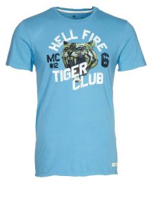 Tom Tailor Denim TIGER   Print T shirt   blue