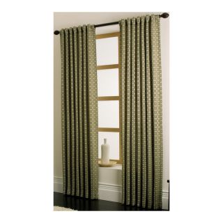 allen + roth Cornwall 63 in L Solid Sage Back Tab Curtain Panel