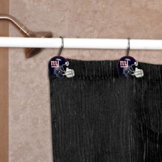New York Giants 12 Piece Metal Shower Curtain Rings
