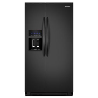 KitchenAid Architect II 26.4 cu ft Side by Side Refrigerator (Black) ENERGY STAR
