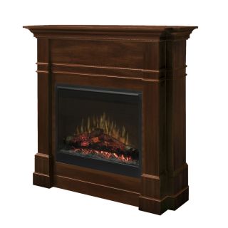 Dimplex 47.7 in W 4,777 BTU Espresso Wood and Metal Wall Mount Electric Fireplace with Thermostat and Remote Control