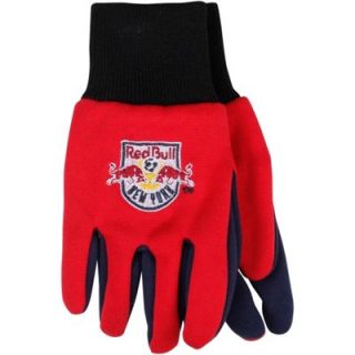 New York Red Bulls Youth Utility Work Glove   Red