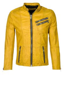 Freaky Nation   DAVIDSON   Leather jacket   yellow