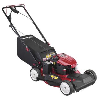Troy Bilt 190 cc 21 in Key Start Self Propelled Front Wheel Drive 3 in 1 Gas Push Lawn Mower with Briggs & Stratton Engine