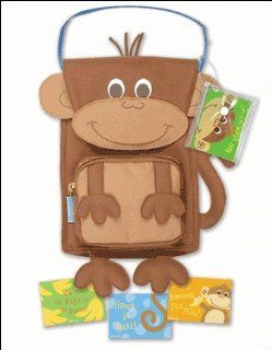 Stephen Joseph Boys Lunch Box   Snack Sac Sack MONKEY GOES BANANNAS   Boy's lunch boxes   We offer matching backpacks   FREE GIFT with purchase of both   Boys Love Monkies   