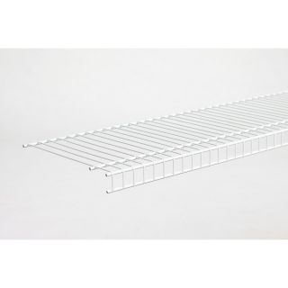 ClosetMaid 8 ft L x 12 in D White Wire Shelf