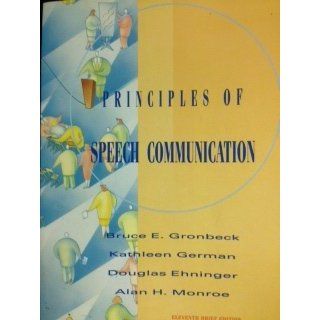 Principles of Speech Communication   11th Brief Edition Books