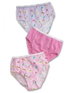 Hanes Girls Cotton Brief, 16 Butterfly Floral Underwear Clothing