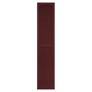 Vantage 14 x 71 Cranberry Louvered Vinyl Shutter