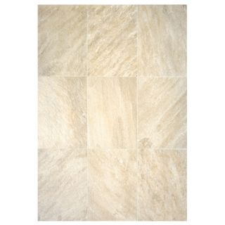 Interceramic 6 Pack Imperial Quartz Sand Ceramic Floor Tile (Common 16 in x 24 in; Actual 15.74 in x 23.6 in)