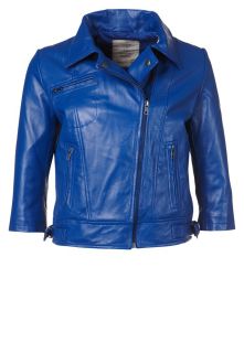 Pyrus   KURT   Leather jacket   blue