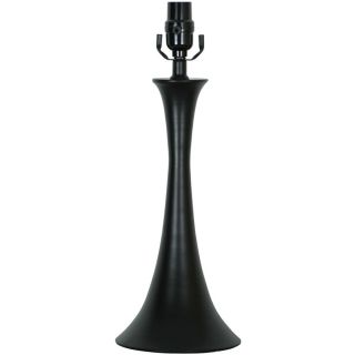 Style Selections 17.5 in Black Lamp Base