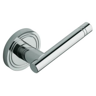 BALDWIN 5138 Polished Chrome Push Button Lock Residential Privacy Door Lever