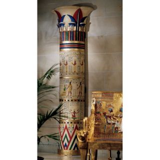 Design Toscano 15 in x 2.58 ft x 98 in Painted Interior Columns of Luxor Accent
