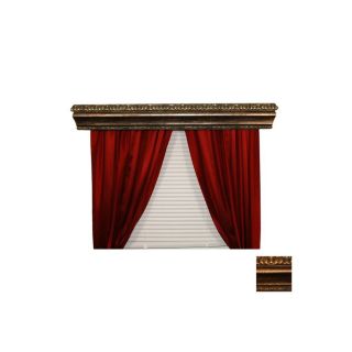 BCL Drapery Siena Gold Metal Double Curtain Rod