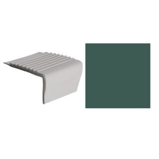FLEXCO 10 Pack Polo Green Lap Type Square Stair Nosings