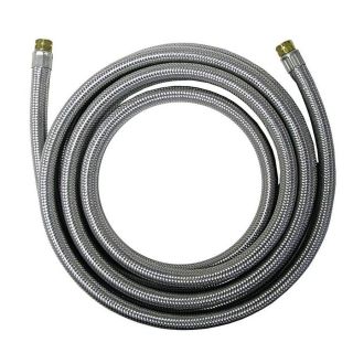 Watts 20 ft 125 PSI Braided Stainless Steel Ice Maker Connector
