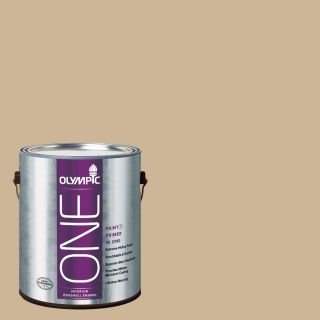 Olympic One 124 fl oz Interior Eggshell Spiced Vinegar Latex Base Paint and Primer in One with Mildew Resistant Finish