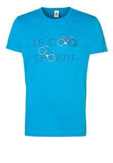 le coq sportif   MAHONIA   Print T shirt   turquoise