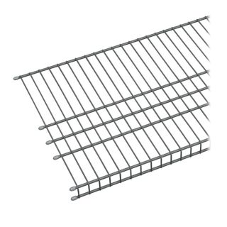 ClosetMaid 4 ft L x 16 in D Gray Wire Shelf