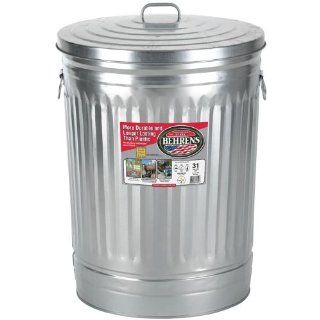 Behrens 1270 31 Gallon Trash Can with Lid  Lidded Home Storage Bins  Patio, Lawn & Garden
