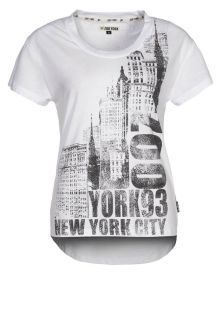 ZOO YORK   BIG CITY   Print T shirt   white