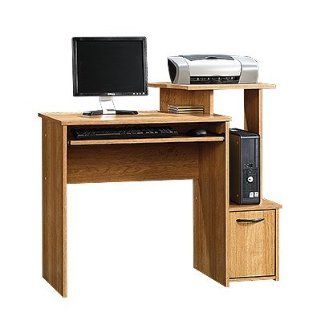 Sauder Beginnings Computer Desk in Highland Oak Finish   Home Office Desks