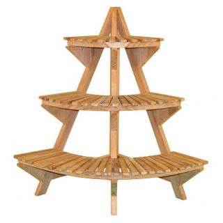 Jewels of Java 39 in Wood Plant Stand