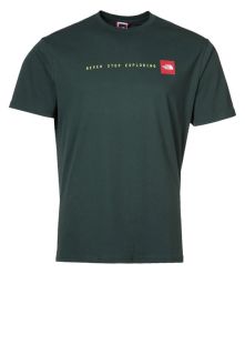 The North Face   Print T shirt   green