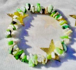 NEW BEGINNINGS~GeMsToNe~POWER of 3 Bracelet~S T R E T C H  Other Products  