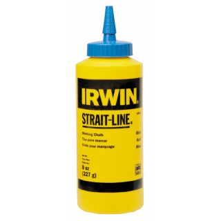 IRWIN STRAIT LINE 8 oz Bottle Blue Chalk