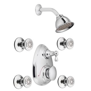 Moen Kingsley Chrome 1 Handle Faucet with Single Function Showerhead