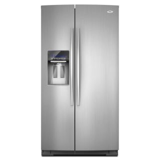 Whirlpool Gold 26.4 cu ft Side by Side Refrigerator with Single Ice Maker (Monochromatic Stainless Steel) ENERGY STAR