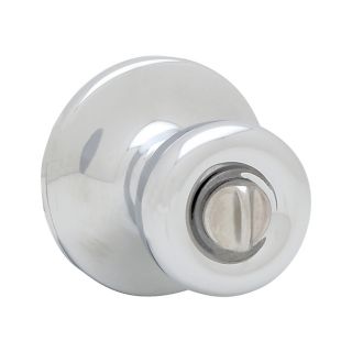 Kwikset Tylo Polished Chrome Round Turn Lock Residential Privacy Door Knob